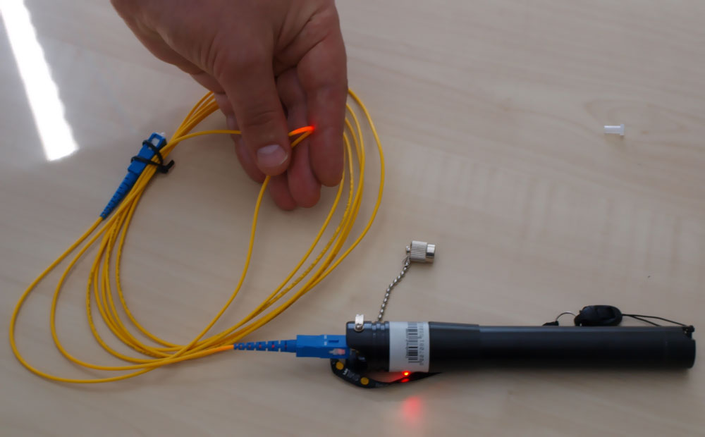 Детектор повреждений оптического волокна, 650нм, 20 мВт KIWI-4103