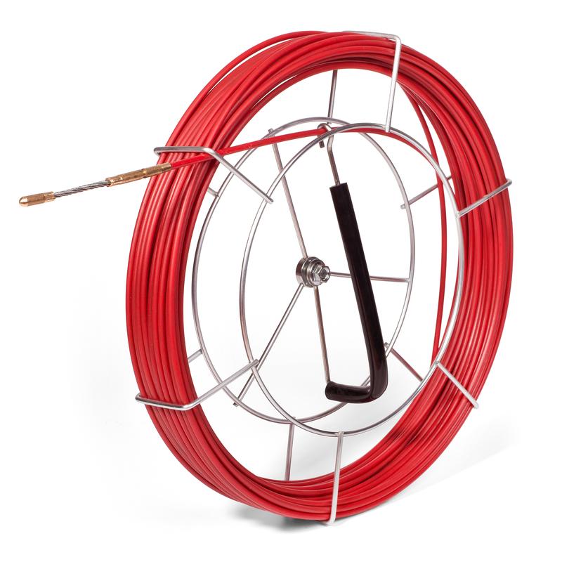 Протяжка на металлической катушке Fortisflex  FGP-3.5/30MK