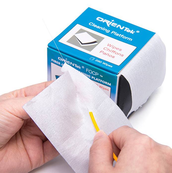 Куб для чистки торцов коннекторов ССД FOCP