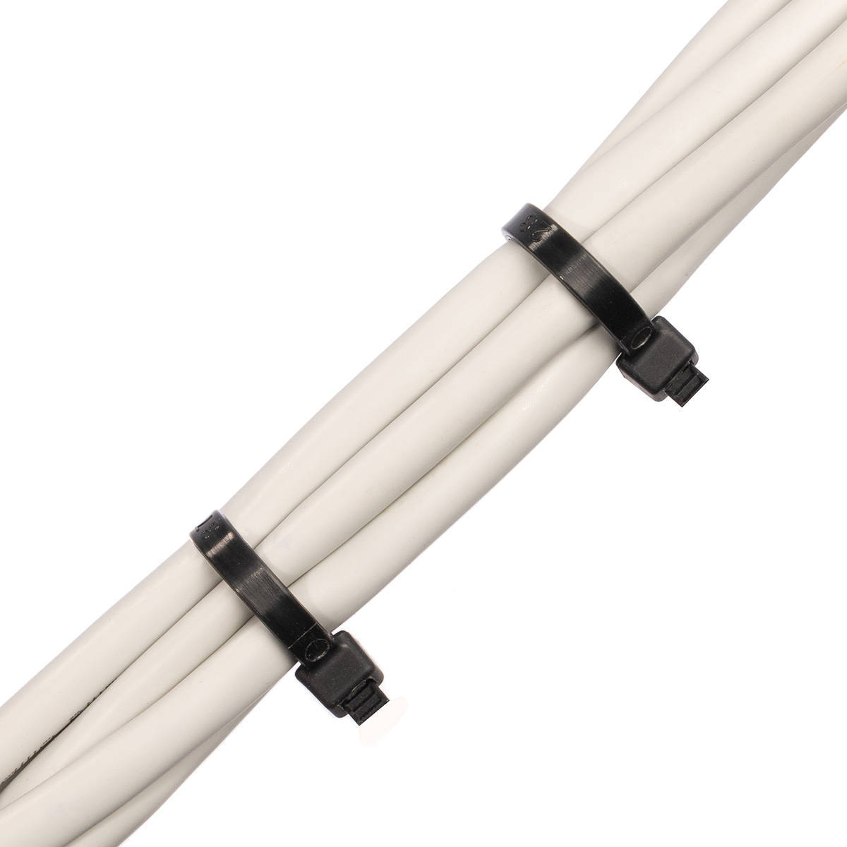 Стяжка нейлоновая Fortisflex КСС черная (100шт)